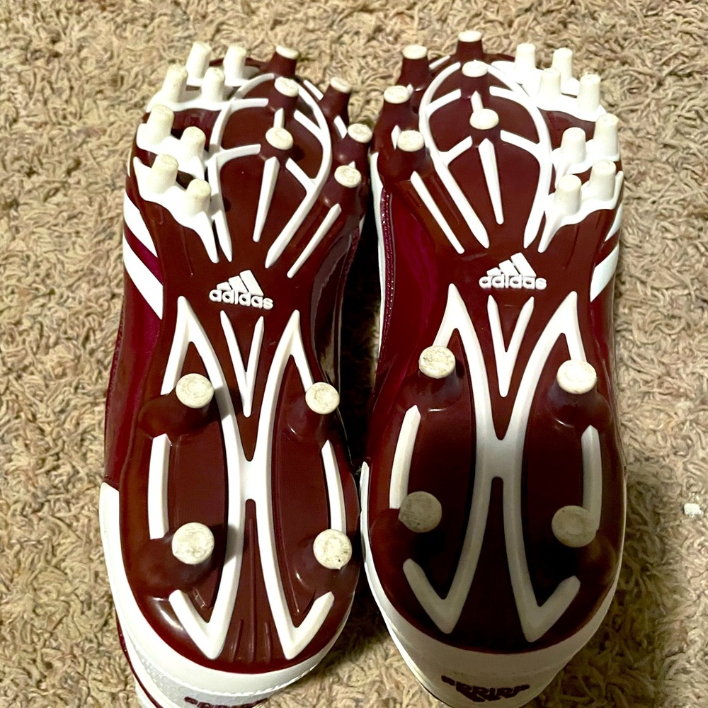 Adidas    Cleats  Mens/ Boys  Size 9.5   Look Brand New - Picture 6 of 6
